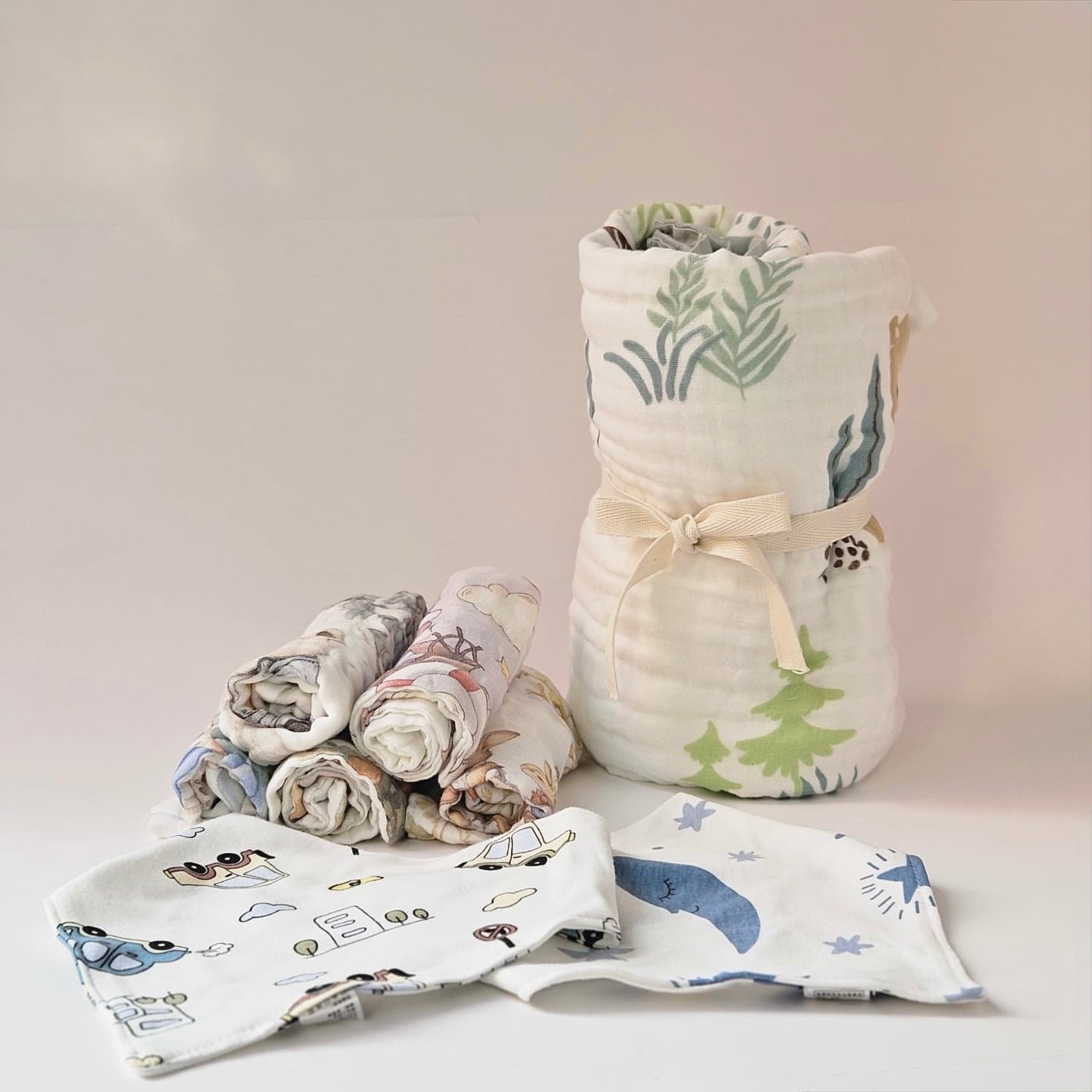 Deluxe baby essentials gift box