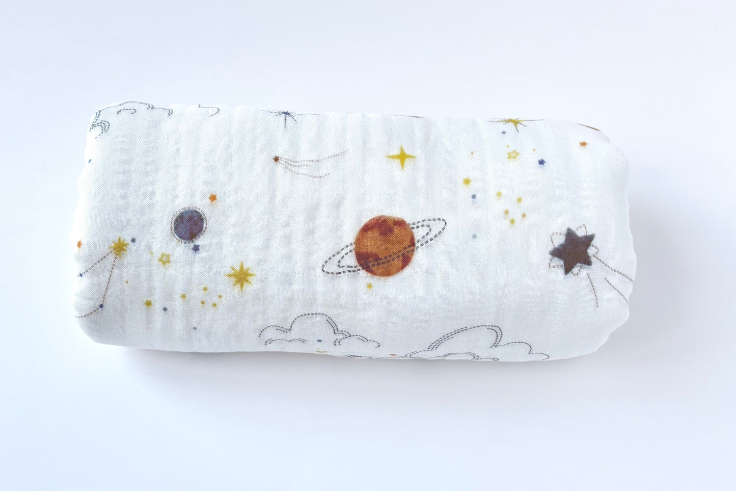 Bamboo cotton muslin blanket