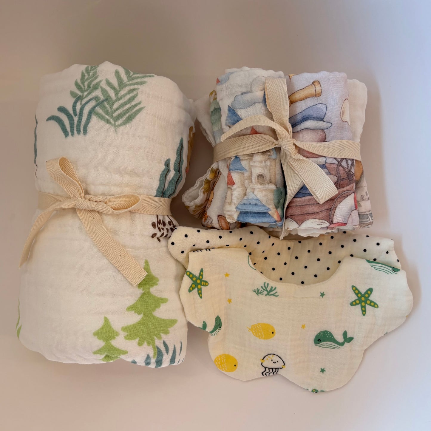 Deluxe baby essentials gift box